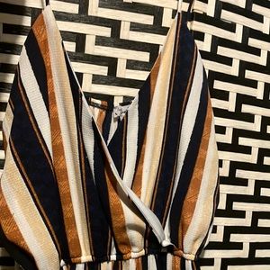 Striped Autumn Jumpsuit